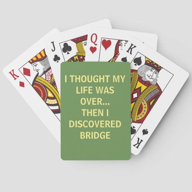 DISCOVERED BRIDGE - PLAYING CARDS (Back)
