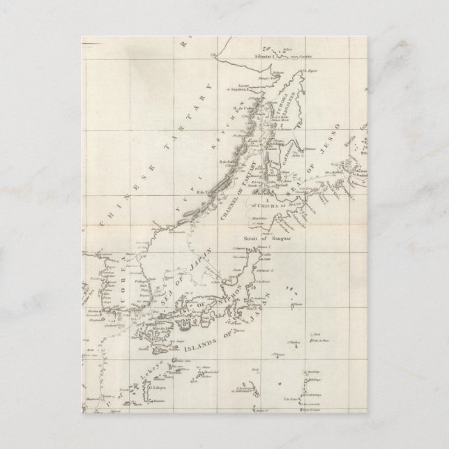 Discoveries made in 1787 In the Seas of China Postcard (Front)