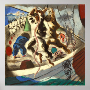 Discovering Land Sketch 1941 Poster