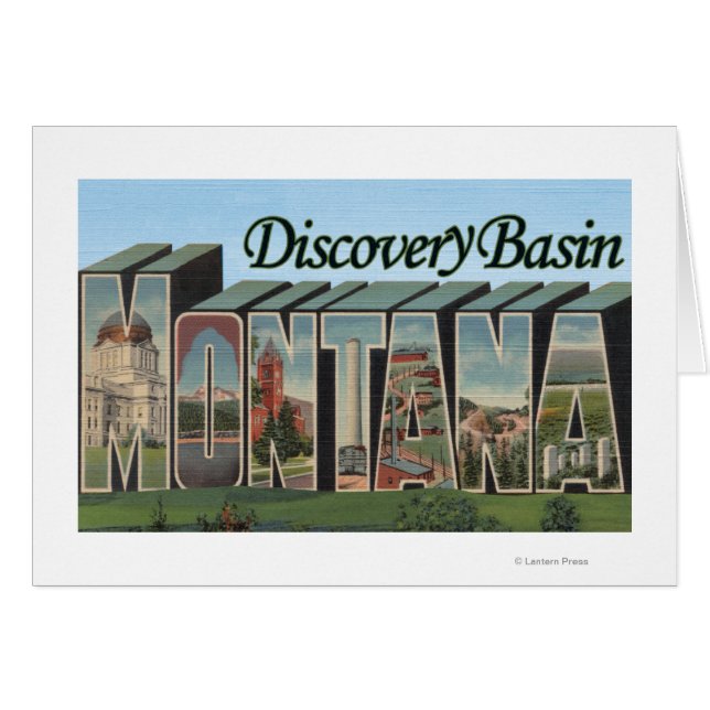 Discovery Basin, Montana - Large Letter Scenes (Front Horizontal)