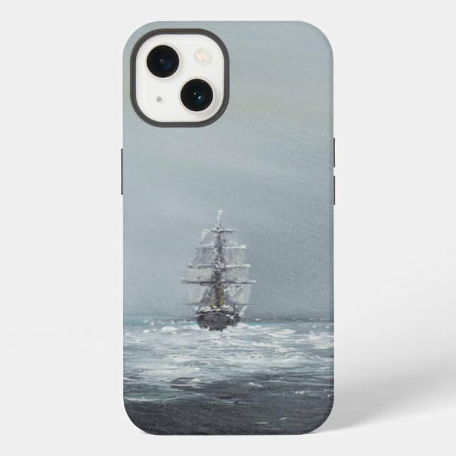 Discovery Captain Scott And Crew iPhone Case (Back)