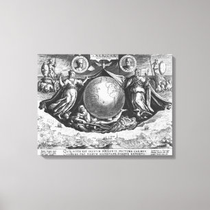 Discovery of America Canvas Print