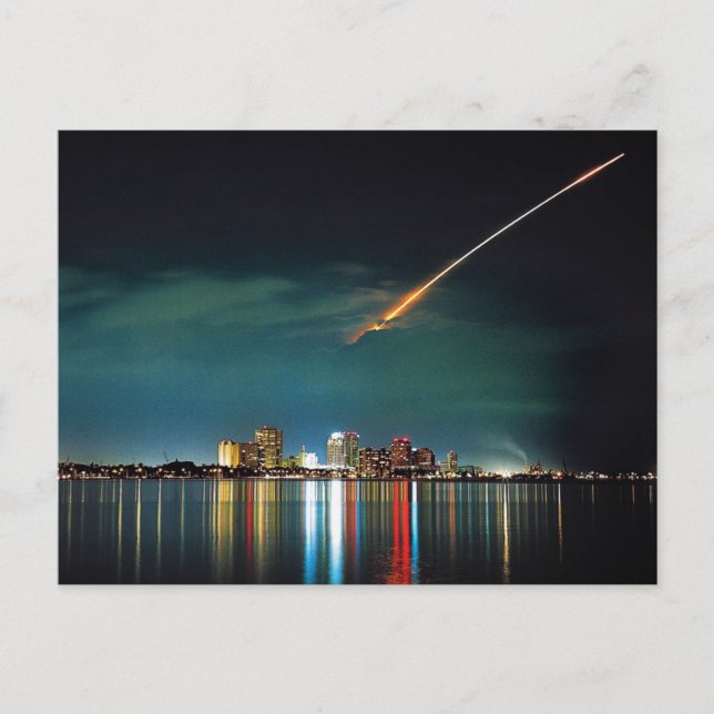 Discovery Over West Palm Beach postcard (Front)