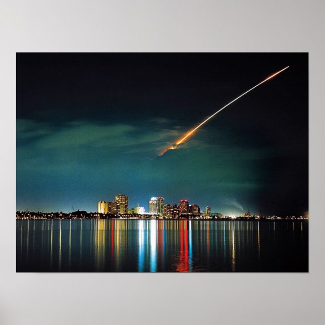 Discovery Over West Palm Beach print (Front)