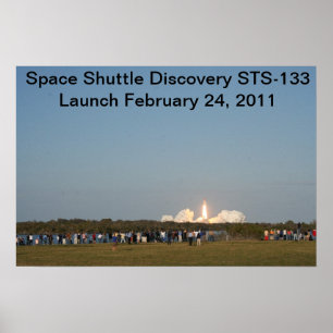 Discovery's Launch STS-133 Poster