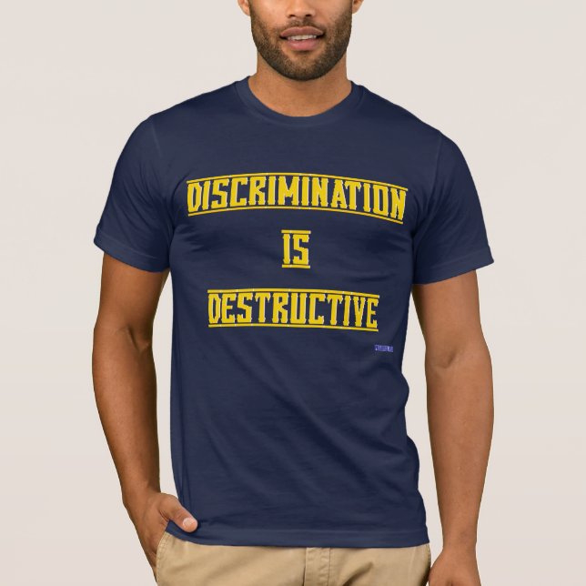 Discrimination Is Destructive T-Shirt (Front)