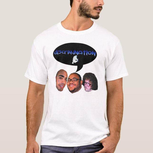 discrimiNATION "Talking Heads" T-shirt (Front)