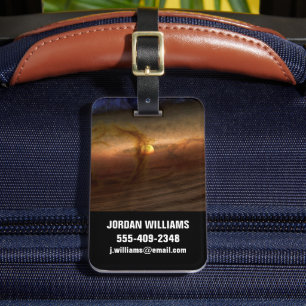 Discs Of Planet-Forming Material Circling Stars. Luggage Tag