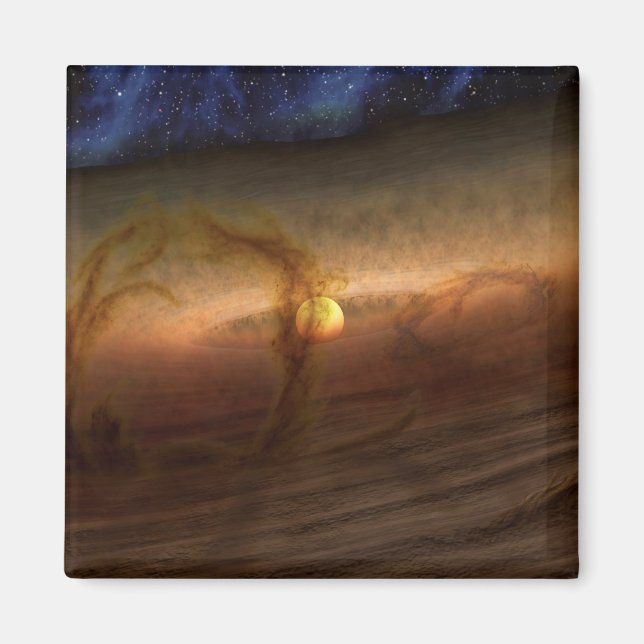 Discs Of Planet-Forming Material Circling Stars. Magnet (Front)