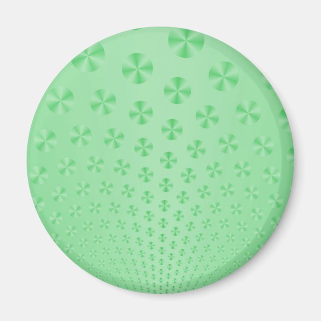 Discs on Mint Green Magnet (Front)