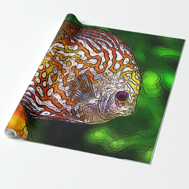 Discus_20170601_by_JAMColors Wrapping Paper (Unrolled)