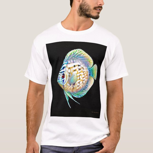 Discus Aquarium Fish T-Shirt (Front)