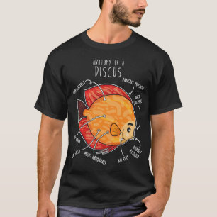 Discus Fish Anatomy T-Shirt