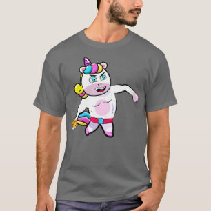 Discus Thrower Unicorn T-Shirt