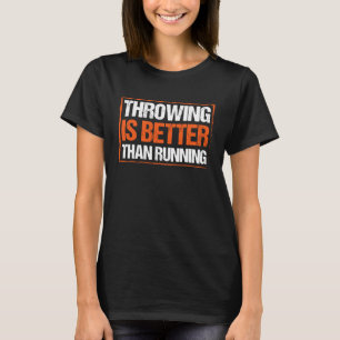 Discus Throwing Athlete Track And Field Thrower Co T-Shirt
