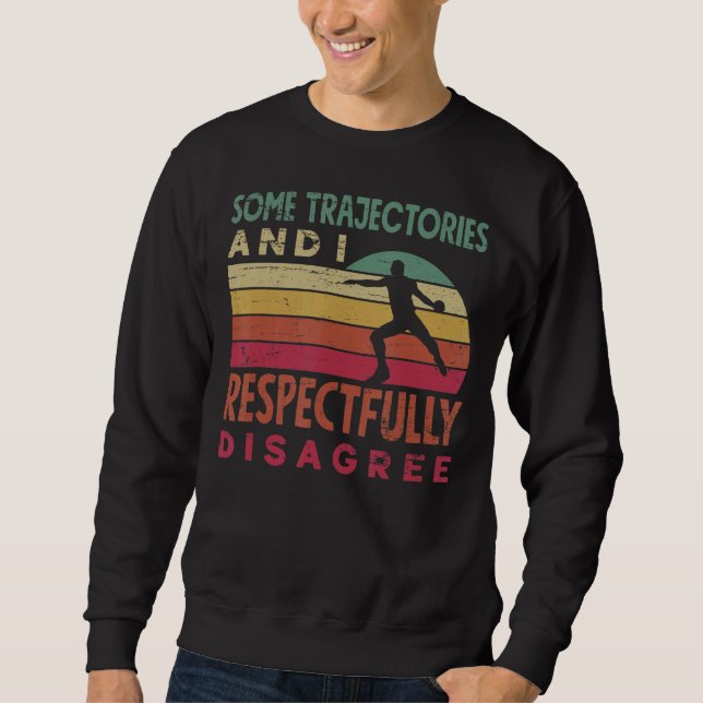 Discus Throwing Discus Thrower Track And Field  1 Sweatshirt (Front)