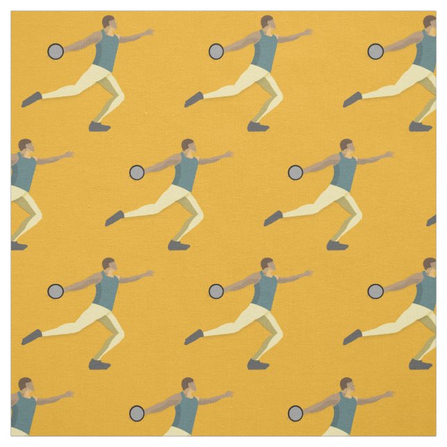 Discus Throwing Fabric (Swatch)