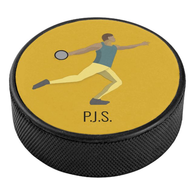 Discus Throwing Hockey Puck (3/4)