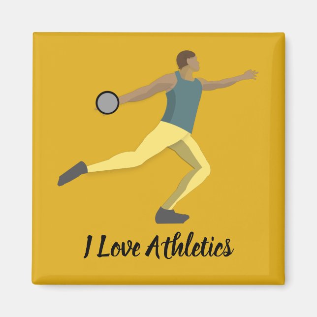 Discus Throwing Magnet (Front)