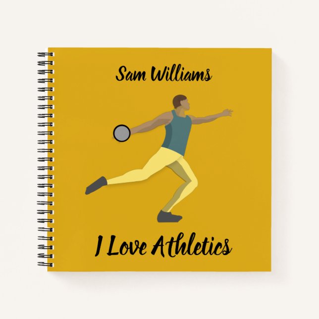 Discus Throwing Notebook (Front)
