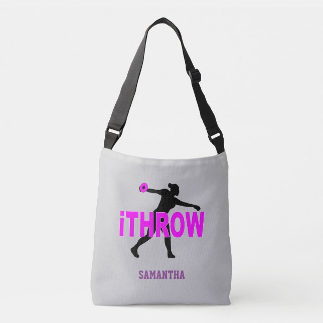 Discus Track Thrower Cross Body Bag (Front)
