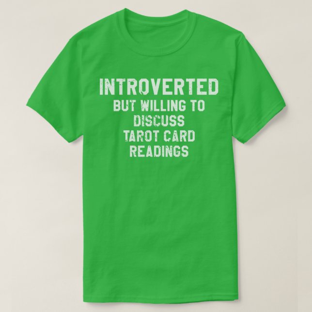 Discuss Tarot d Reading T-Shirt (Design Front)