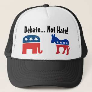 Discussion, pas haine - casquette politique