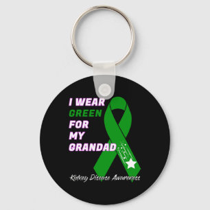 Disease Awareness Dialysis Transplant Patient Warr Keychain