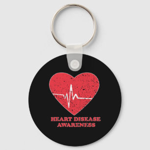Disease Awareness -national Wear Red Shirt Day Keychain