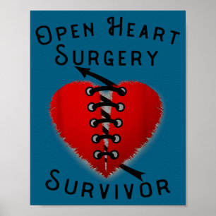 Disease Awareness Open Heart Surgery Survivor Ed H Poster