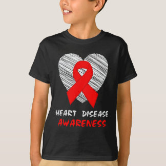 Disease Awareness Red Ribbon 1  T-Shirt