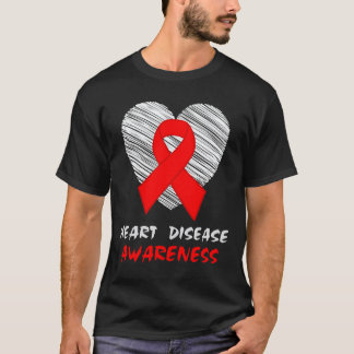 Disease Awareness Red Ribbon 1  T-Shirt