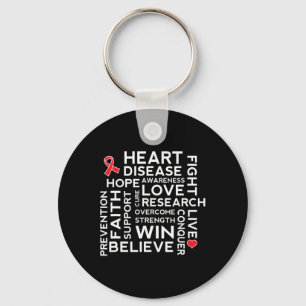Disease Awareness Support Walk Tee Keychain