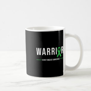 Disease Awareness Warrior Recovery Green Ribbon Coffee Mug