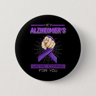 Disease Brain Memory Loss Dementia Gift Idea  2 Inch Round Button