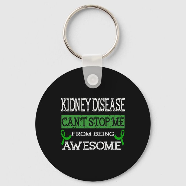 Disease Can't Stop Me From Being Awesome  Keychain (Front)