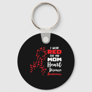 Disease February Wear Red Heart Disease Awareness Keychain