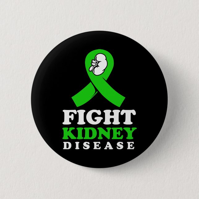 Disease Fighter  2 Inch Round Button (Front)