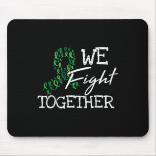 Disease Green Ribbon Family Quote Awareness Gifts Mouse Pad