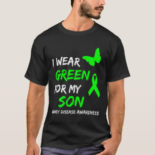 Disease I Wear Green For My Son Ribbon  T-Shirt