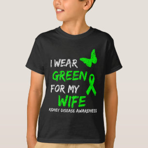 Disease I Wear Green For My Wife Ribbon T-Shirt
