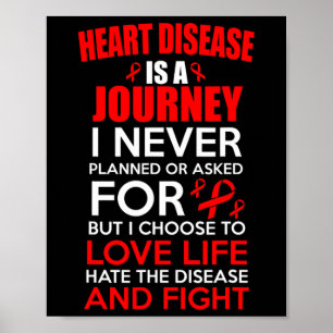Disease Is A Journey Awareness  Poster