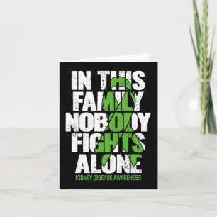 Disease Support - Family Kidney Disease Awareness  Card
