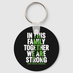 Disease Support - Family Kidney Disease Awareness Keychain