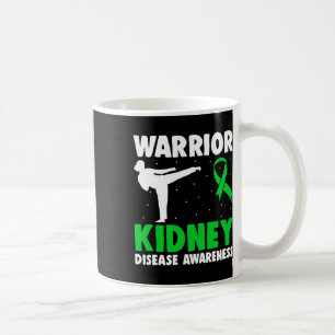 Disease Warrior Dialysis Nephritis Organ Donor Gre Coffee Mug
