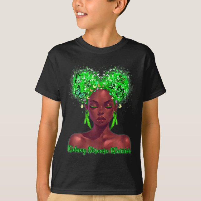 Disease Warrior Melanin Awareness  T-Shirt (Front)
