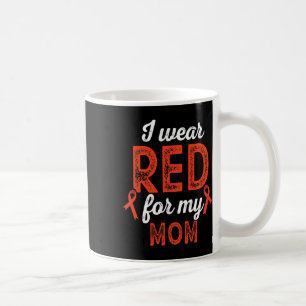 Disease Wear Red For Mom - Heart Warrior Mom Outfi Coffee Mug