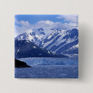 Disenchantment Bay and Hubbard Glacier, 2 Inch Square Button