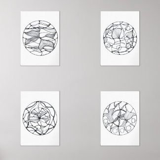 Diseño zen abstracto minimalista