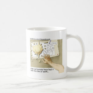 Disgruntled Cartoonist Funny Gifts & Collectibles Coffee Mug